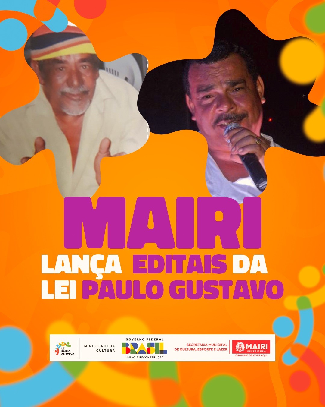 Mairi lança editais da lei Paulo Gustavo