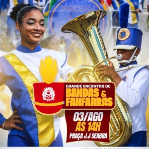 Grande Encontro de Bandas e Fanfarras movimenta a cidade de Mairi neste domingo.