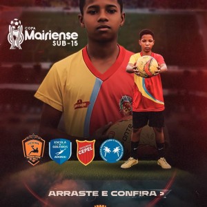 Semifinais da Copa Mairiense Sub-15 acontecem neste domingo