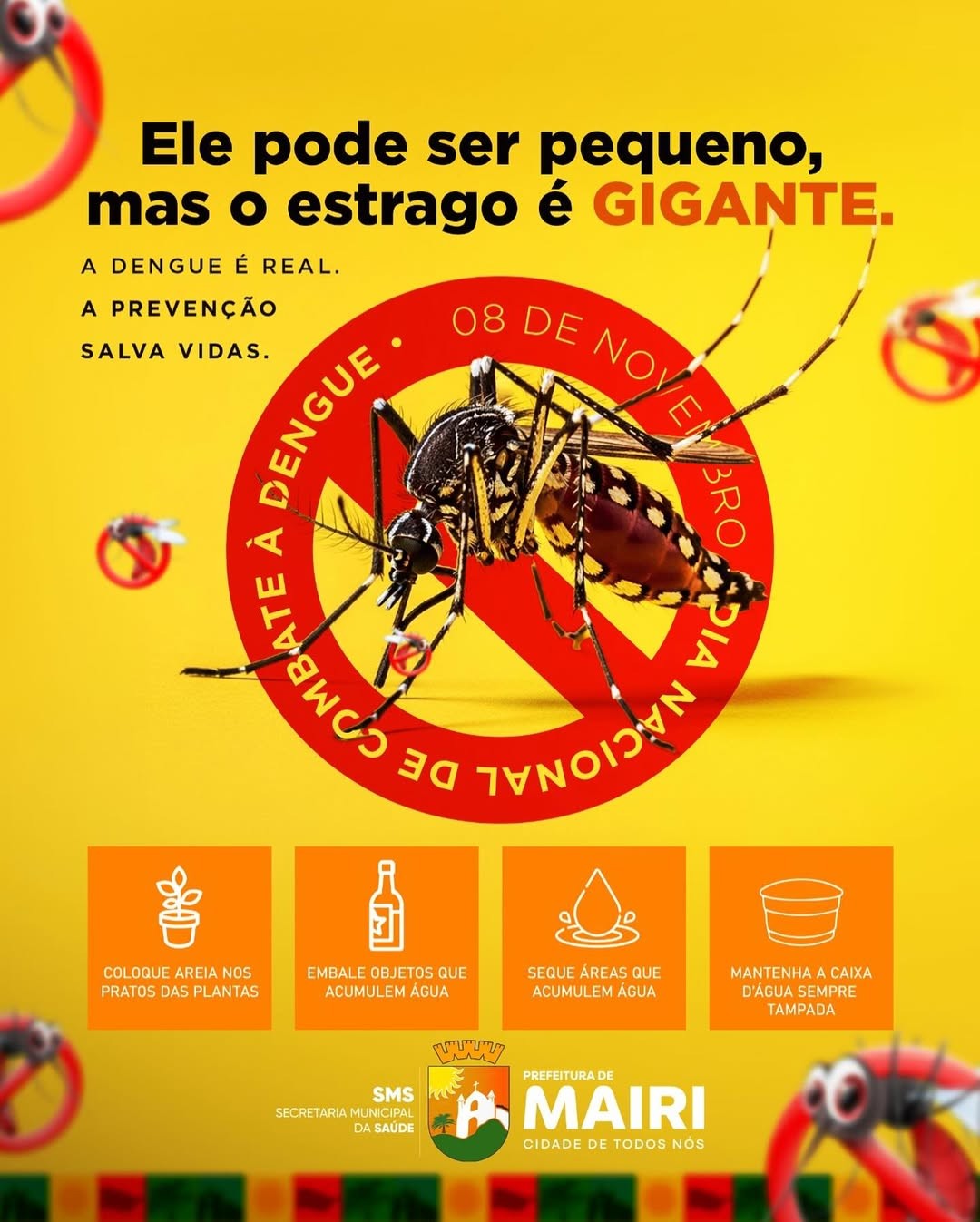 Unidos pela Saúde: Ação preventiva contra a Dengue